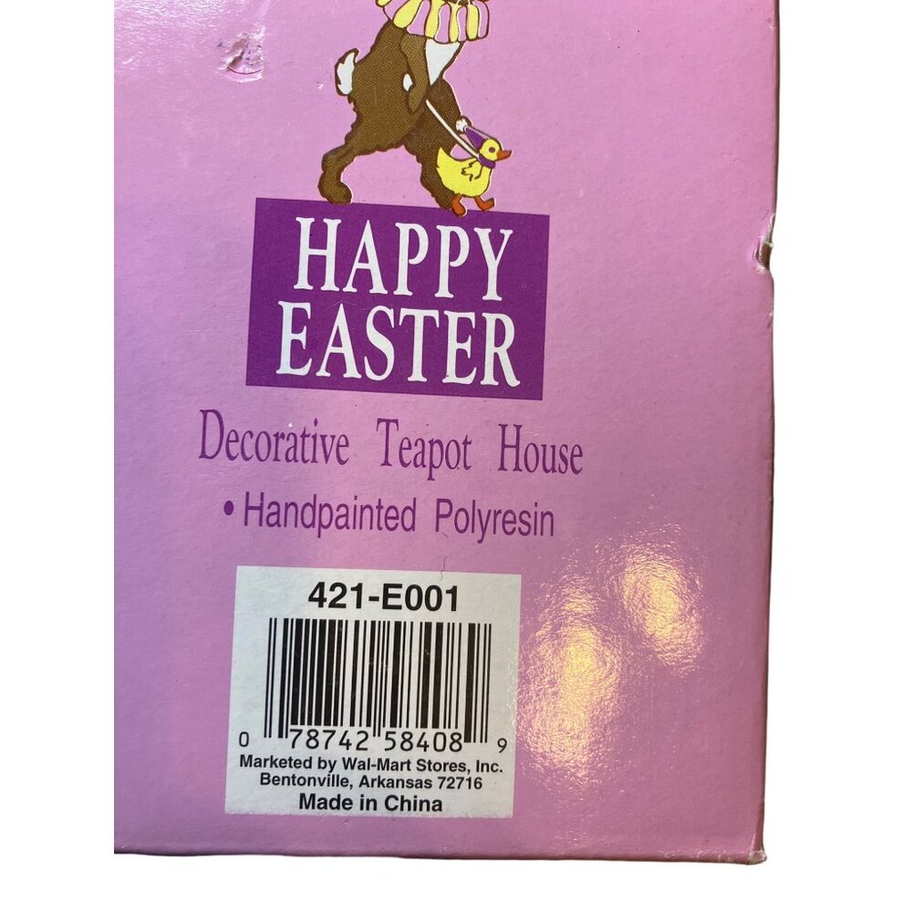 Decorative Easter Village Teapot Shaped House - Picture 14 of 14